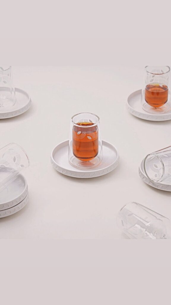 Sukoon Collection Glass Tea Set