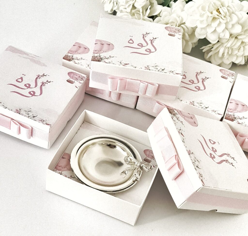 Blush Bow Silver Keepsake