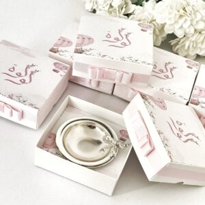 Blush Bow Silver Keepsake 